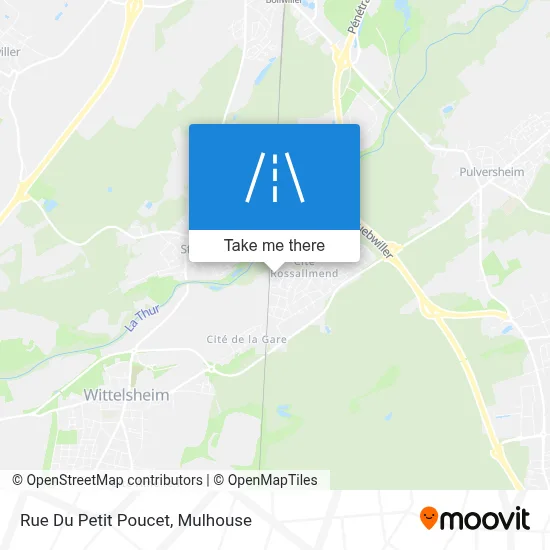 Rue Du Petit Poucet map