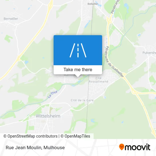 Rue Jean Moulin map
