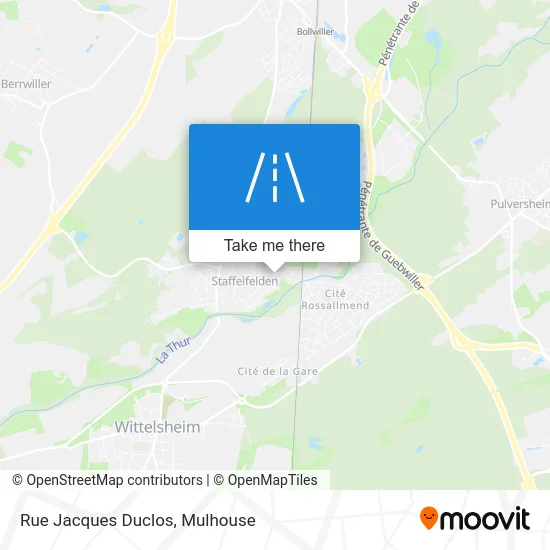 Rue Jacques Duclos map