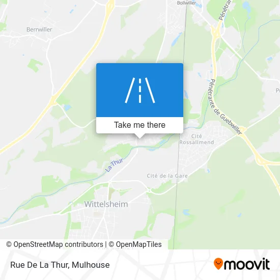 Rue De La Thur map