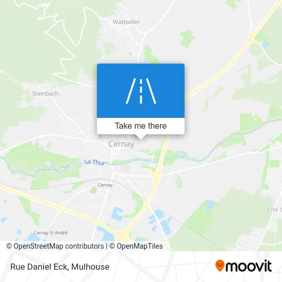Rue Daniel Eck map