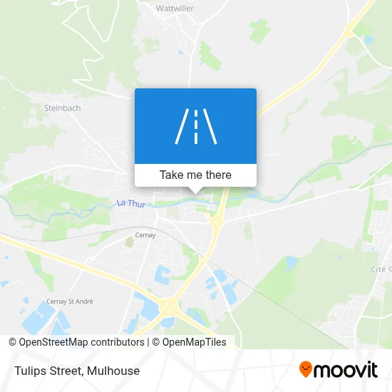 Rue Des Tulipes map