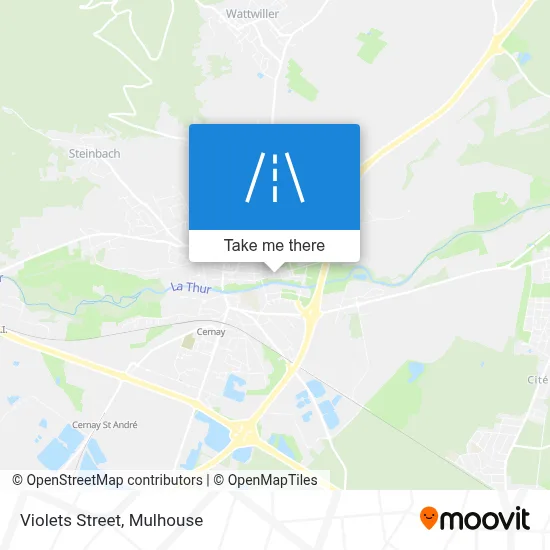 Rue Des Violettes map