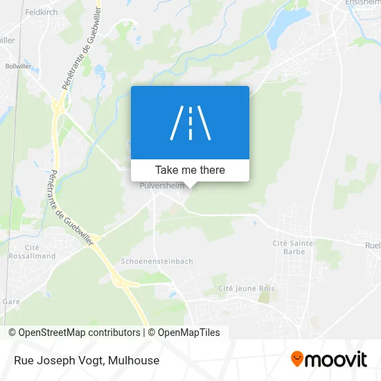 Rue Joseph Vogt map