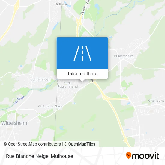 Rue Blanche Neige map