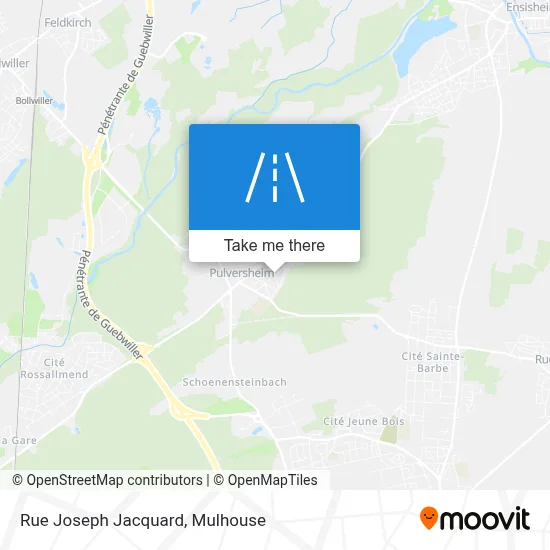 Rue Joseph Jacquard map