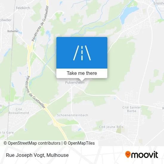 Rue Joseph Vogt map