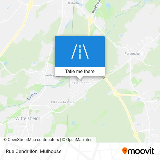 Rue Cendrillon map