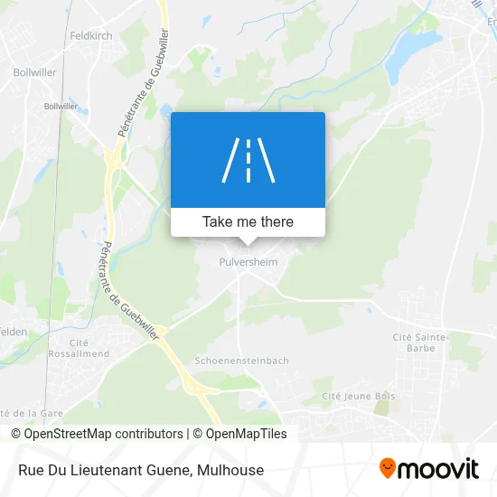 Rue Du Lieutenant Guene map