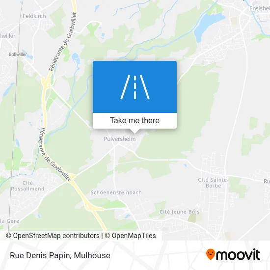Rue Denis Papin map