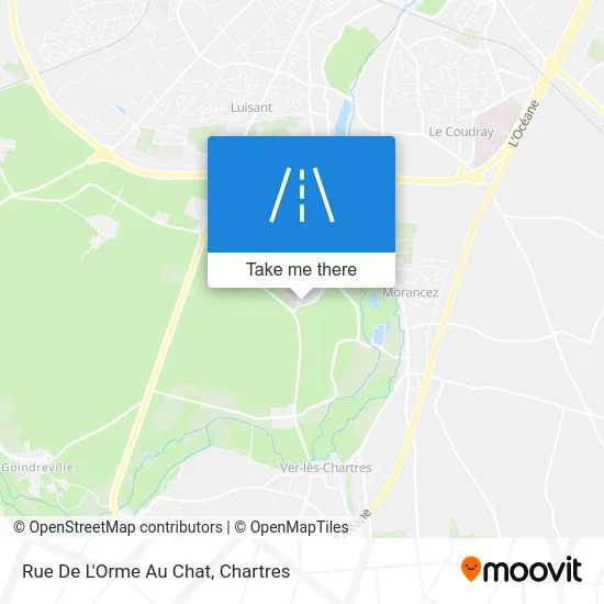Rue De L'Orme Au Chat map