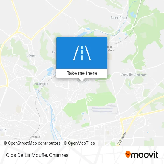 Clos De La Moufle map