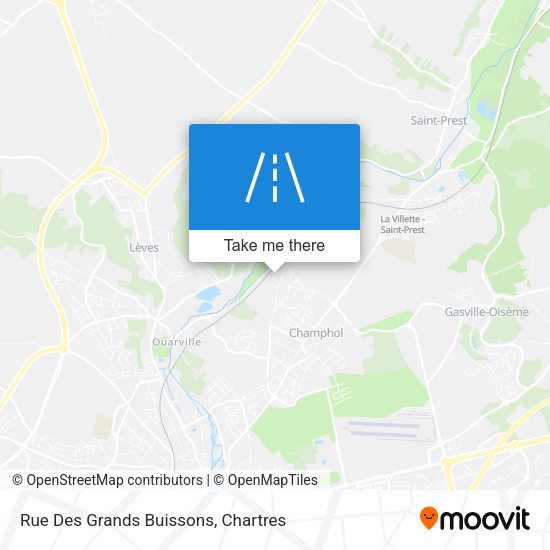 Rue Des Grands Buissons map