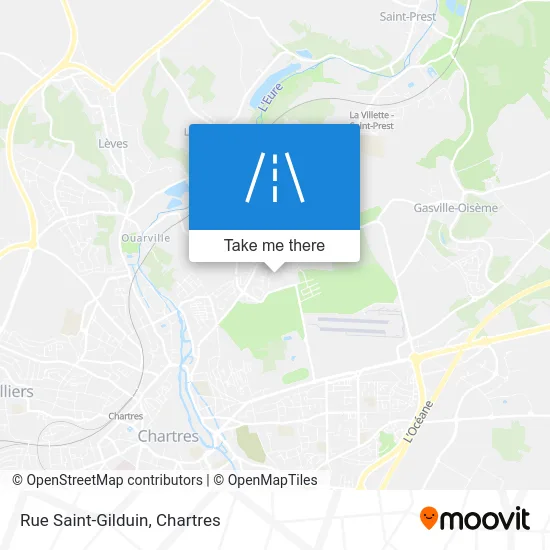 Rue Saint-Gilduin map