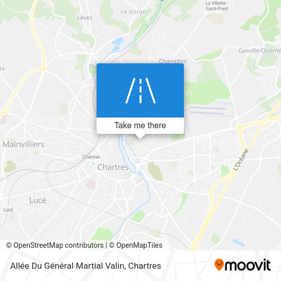 Allée Du Général Martial Valin map