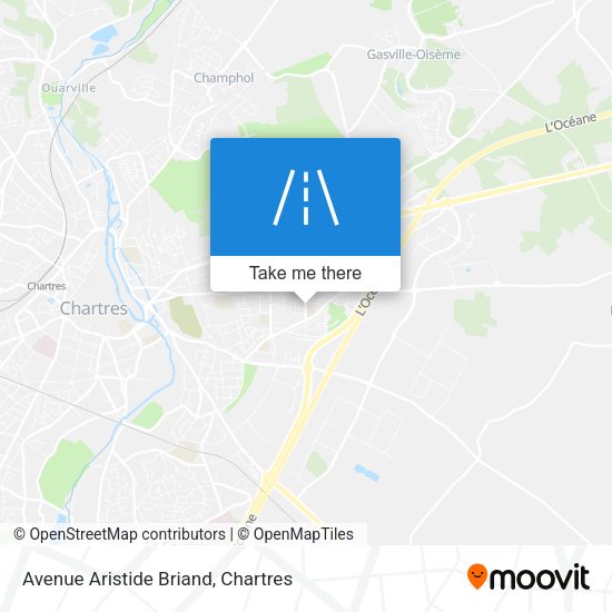 Avenue Aristide Briand map