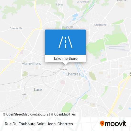 Rue Du Faubourg Saint-Jean map