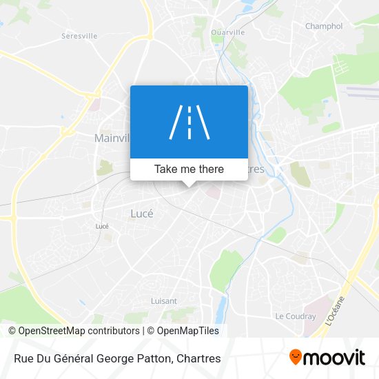 Rue Du Général George Patton map