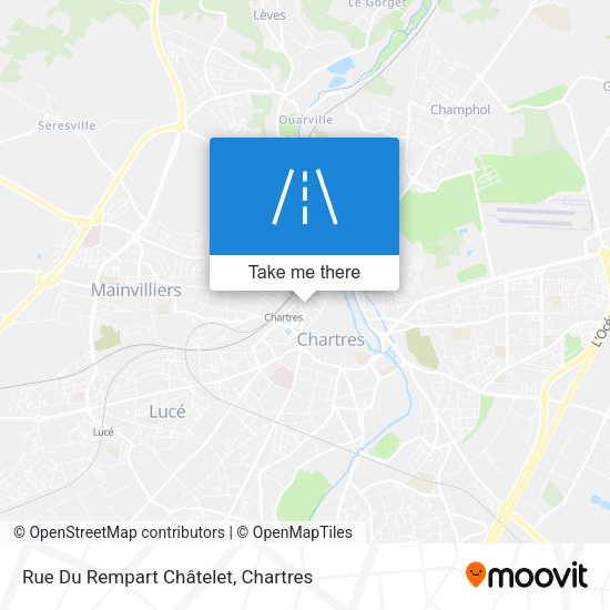 Rue Du Rempart Châtelet map