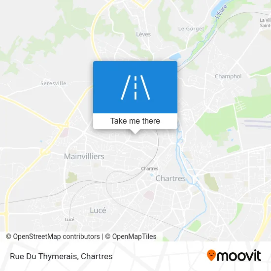 Rue Du Thymerais map