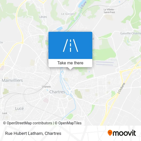 Mapa Rue Hubert Latham
