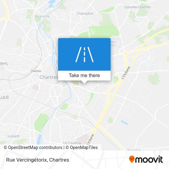 Rue Vercingétorix map