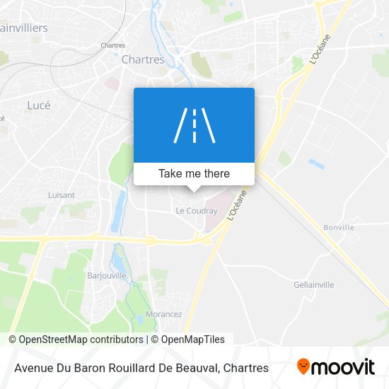 Avenue Du Baron Rouillard De Beauval map