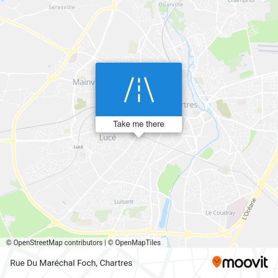 Rue Du Maréchal Foch map