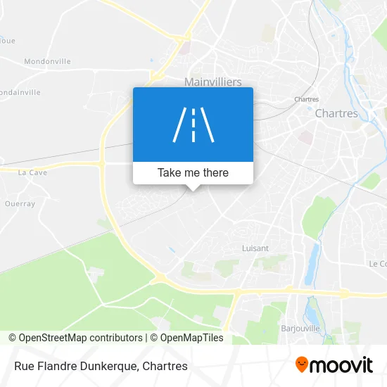 Rue Flandre Dunkerque map