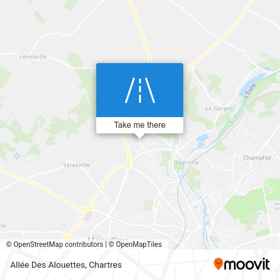 Allée Des Alouettes map