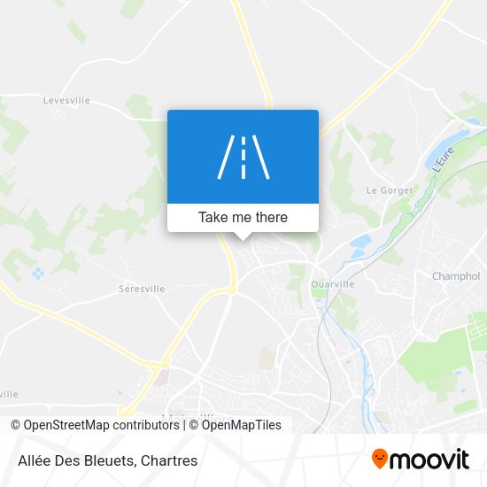 Allée Des Bleuets map