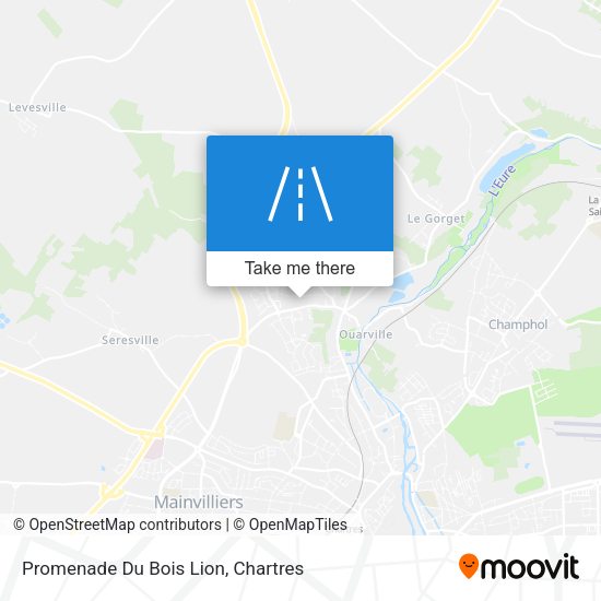 Promenade Du Bois Lion map