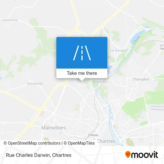 Rue Charles Darwin map