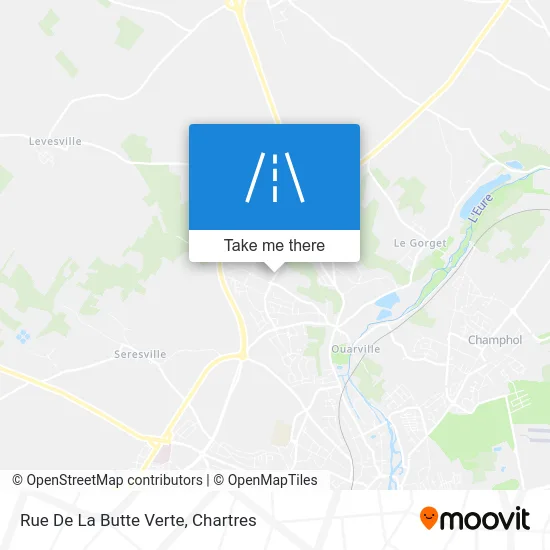 Rue De La Butte Verte map