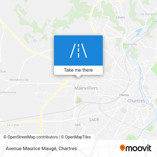 Avenue Maurice Maugé map