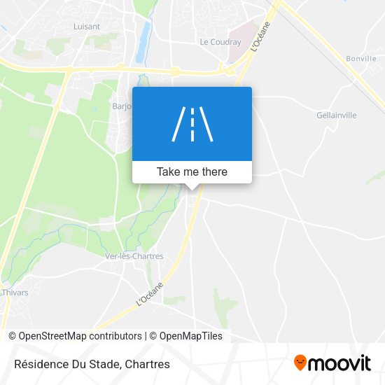 Résidence Du Stade map