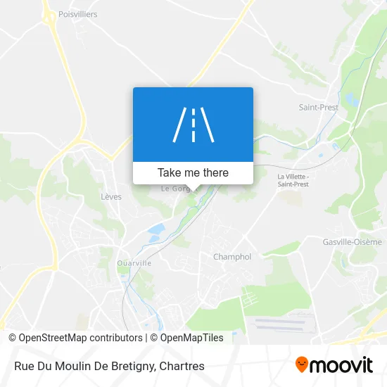 Rue Du Moulin De Bretigny map