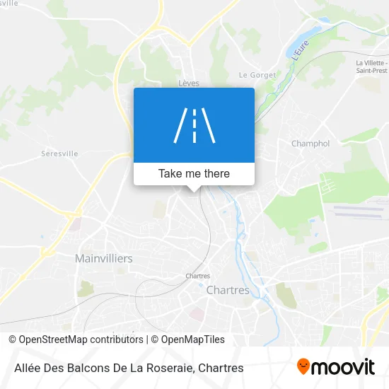 Allée Des Balcons De La Roseraie map
