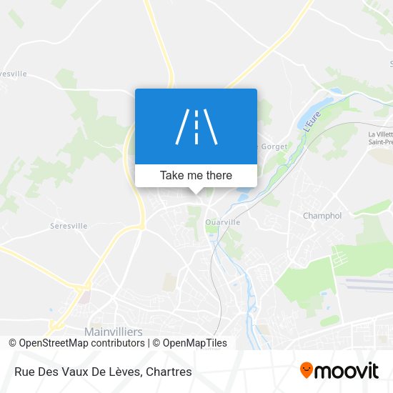 Rue Des Vaux De Lèves map