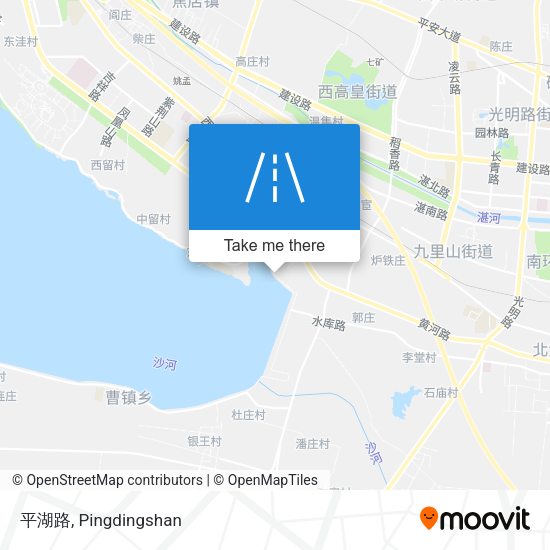 平湖路 map
