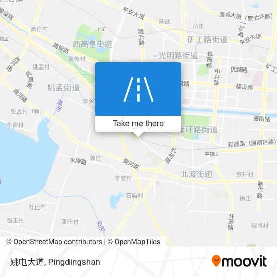 姚电大道 map