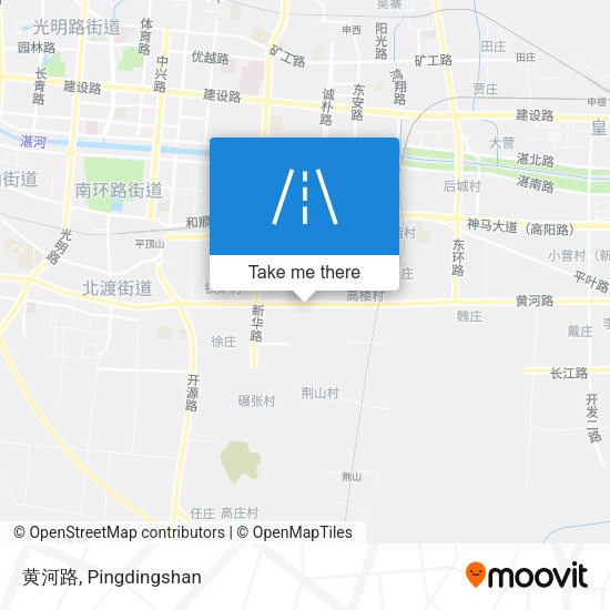 黄河路 map