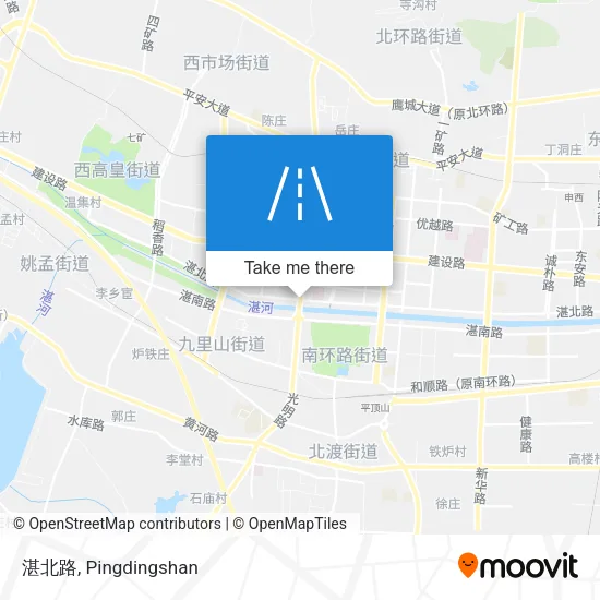 湛北路 map