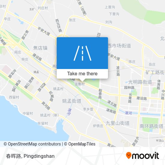 春晖路 map