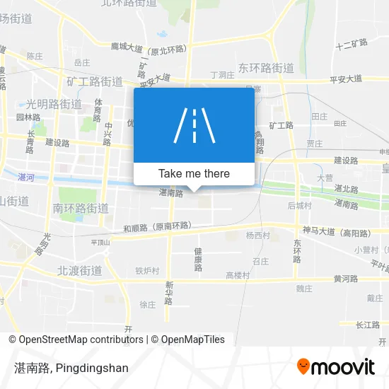 湛南路 map