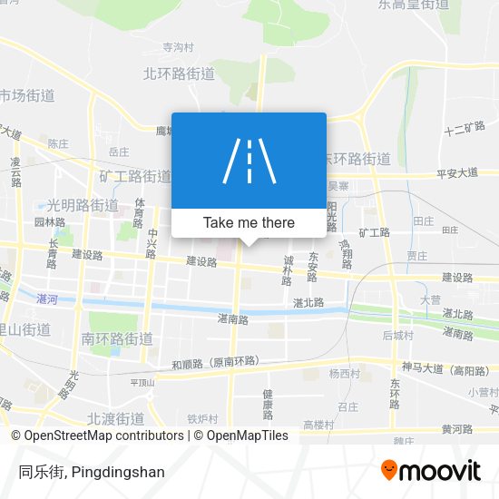 同乐街 map