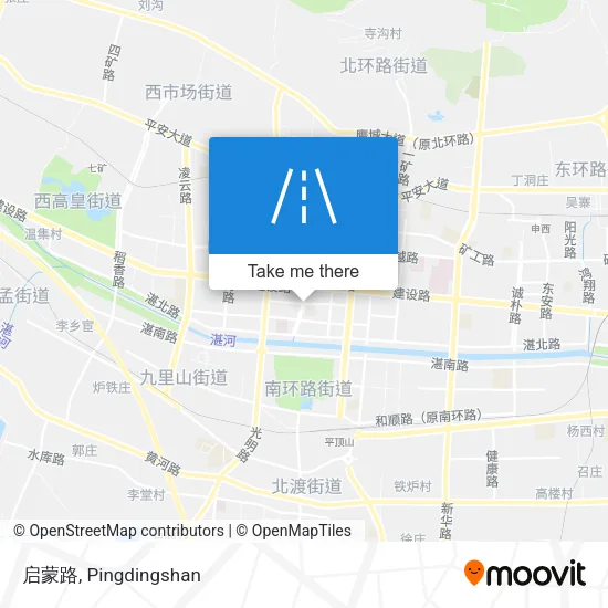 启蒙路 map