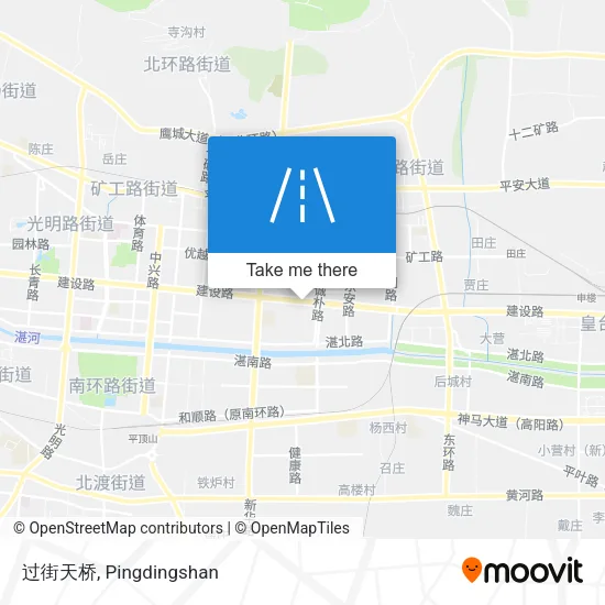 过街天桥 map