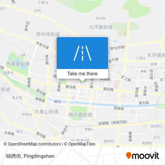 锦绣街 map
