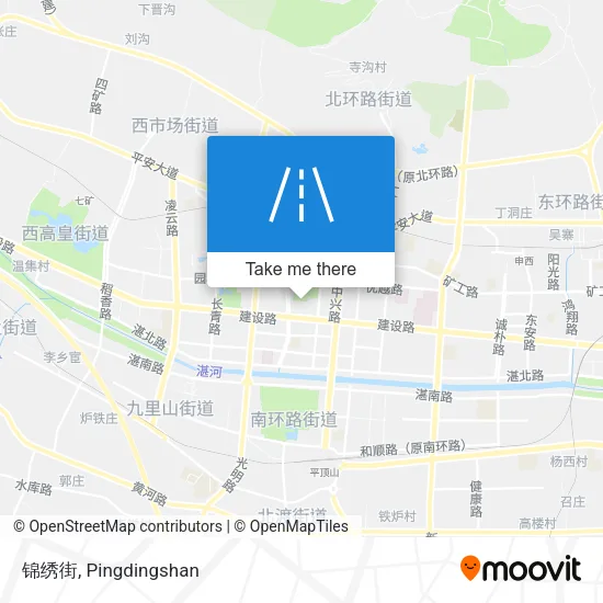 锦绣街 map